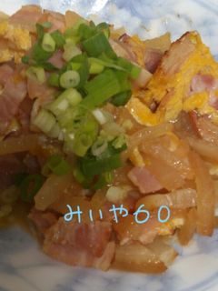 大根とベーコンの卵とじ-レシピのメイン写真