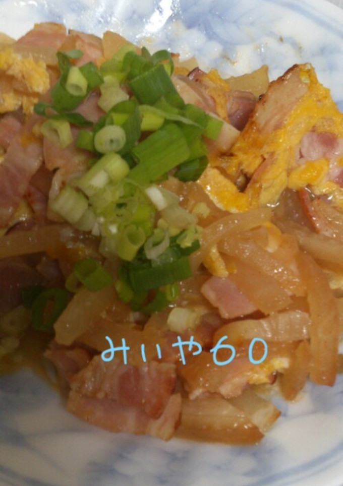 大根とベーコンの卵とじ-レシピのメイン写真