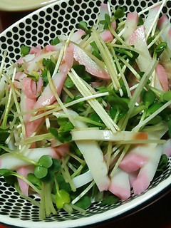 給料日前の簡単かいわれおつまみ♪-レシピのメイン写真