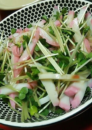 給料日前の簡単かいわれおつまみ♪-レシピのメイン写真