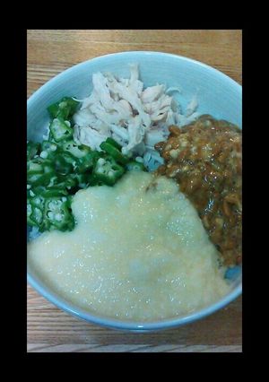 ガッツリ！！ネバネバ丼-レシピのメイン写真