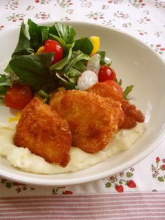 マグロのカツレツ☆ポテチーズソース-レシピのメイン写真