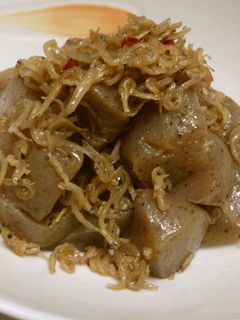 じゃことコンニャクの炒め煮-レシピのメイン写真