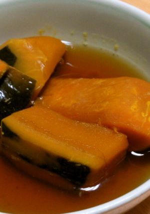 《シンプル》かぼちゃの煮物-レシピのメイン写真