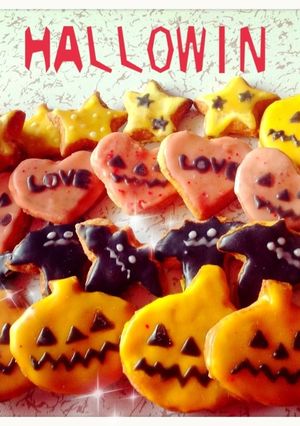 ハロウィンアイシングクッキー-レシピのメイン写真