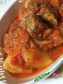 唐揚げリメイク✤簡単トマト煮-レシピのメイン写真