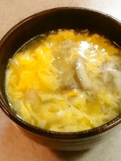 しいたけが主役のかき玉汁-レシピのメイン写真