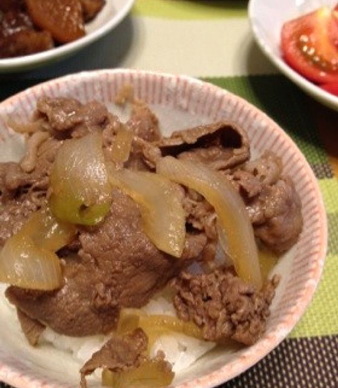 【簡単】黄金比で、美味しい牛丼！-レシピのメイン写真