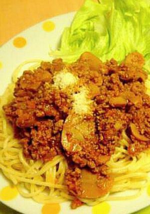 生姜が隠し味！ミートソーススパゲティ-レシピのメイン写真