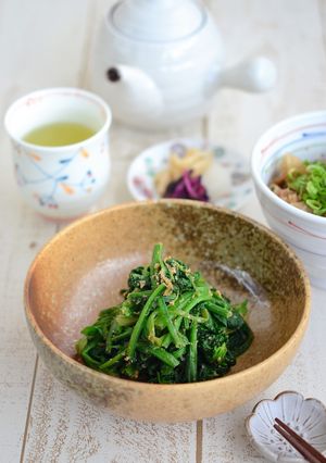 ほうれん草の生姜ごま和え【作り置き】-レシピのメイン写真