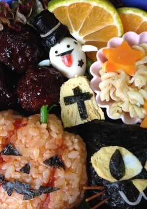 2013　ハロウィンキャラ弁★-レシピのメイン写真