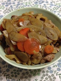 蓮根*人参*ゴボウきんぴら-レシピのメイン写真