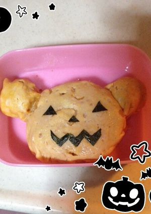 リラックマハロウィンオムライス★キャラ弁-レシピのメイン写真