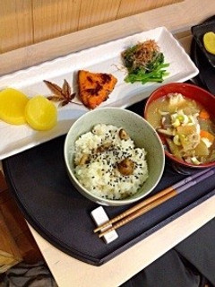 天津甘栗で栗おこわ-レシピのメイン写真