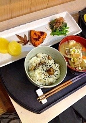 天津甘栗で栗おこわ-レシピのメイン写真