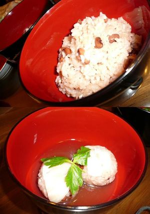 炊飯器でもちもちお赤飯-レシピのメイン写真