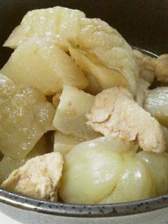 はやとうりと鶏肉の煮物-レシピのメイン写真