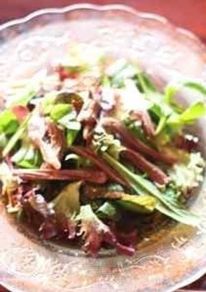 14.シカ肉の冷しゃぶピリ辛サラダ-レシピのメイン写真