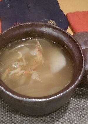 大根と桜えびのスープ(後から雑炊に)-レシピのメイン写真