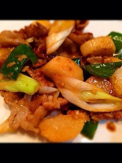 山芋と豚肉のニンニク炒め-レシピのメイン写真