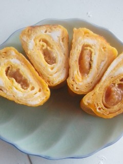 梅干し入り卵焼き-レシピのメイン写真