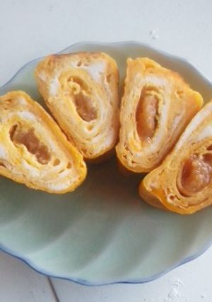 梅干し入り卵焼き-レシピのメイン写真