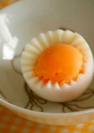 ゆで卵の*飾り切り*-レシピのメイン写真