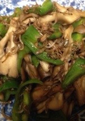 ピーマン舞茸ジャコ炒め-レシピのメイン写真