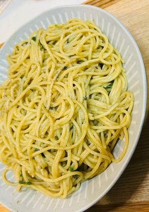 大葉と蟹味噌のバターチーズパスタ-レシピのメイン写真