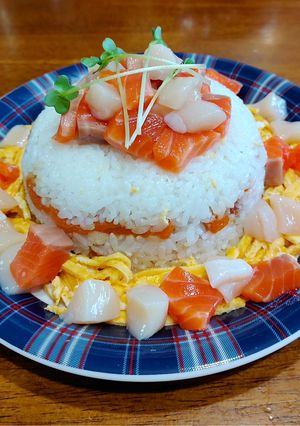 お寿司ケーキ🎂-レシピのメイン写真