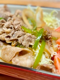 豚コマで簡単生姜焼き-レシピのメイン写真