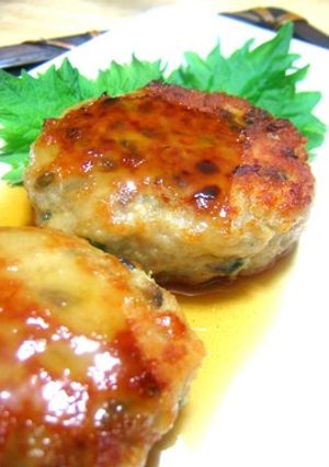 鶏つくねの和風あん大葉風味-レシピのメイン写真