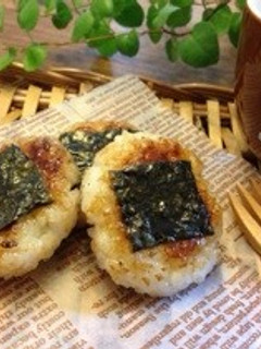 あまりご飯で五平餅風-レシピのメイン写真