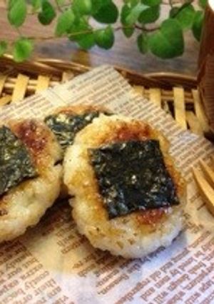 あまりご飯で五平餅風-レシピのメイン写真