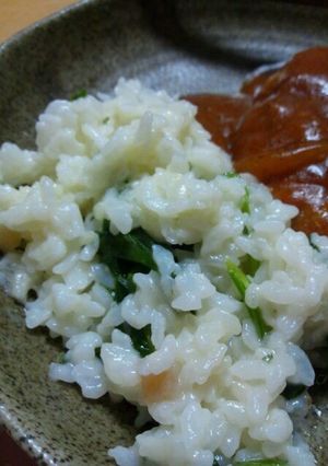 ズボラな小松菜の簡単リゾット-レシピのメイン写真