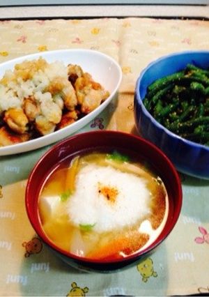 長芋とろつるふんわり味噌汁-レシピのメイン写真