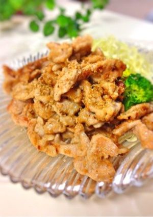 柔らかい豚コマ肉の胡麻まぶし焼き☆-レシピのメイン写真