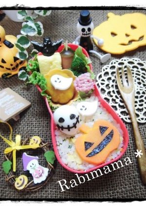 【キャラ弁☆彡簡単ハロウィンのお弁当】-レシピのメイン写真