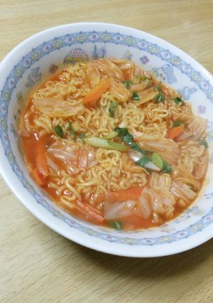 韓国風☆甘辛ラーメン-レシピのメイン写真