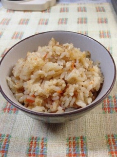 にんにくたまり漬けの炊き込みご飯-レシピのメイン写真