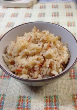にんにくたまり漬けの炊き込みご飯-レシピのメイン写真