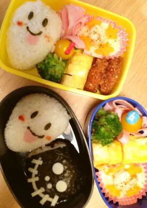 ★ハロウィン★おばけちゃん弁当-レシピのメイン写真