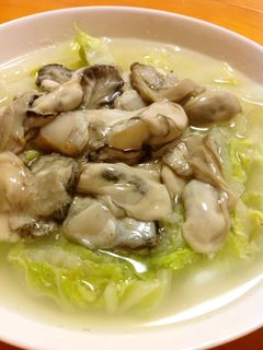 磯の香り 生牡蠣と白菜のスープ-レシピのメイン写真
