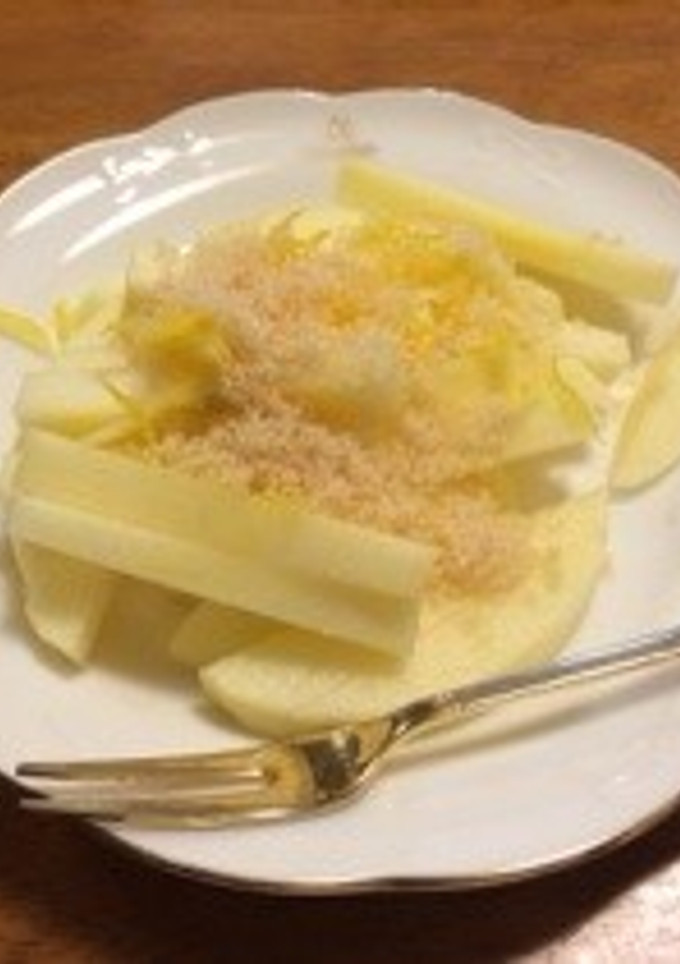 簡単柚子とりんごのデザート-レシピのメイン写真