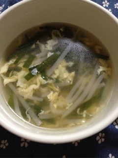 ニラ＆卵の中華スープ☆*-レシピのメイン写真