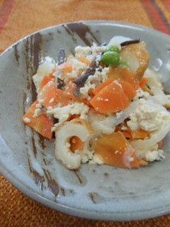 ちくわで炒り豆腐-レシピのメイン写真