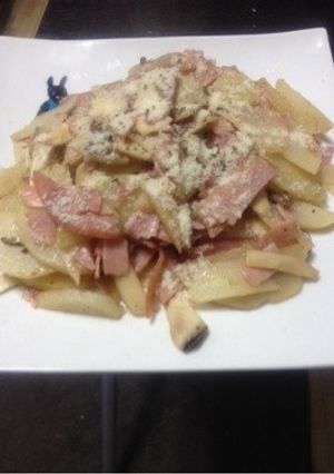 ハムとじゃがとエリンギのバター醤油-レシピのメイン写真