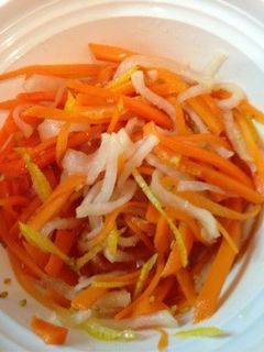大根と人参の酢の物 ゆず風味-レシピのメイン写真