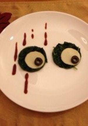 ハロウィン スピナッチ アイボール♪-レシピのメイン写真