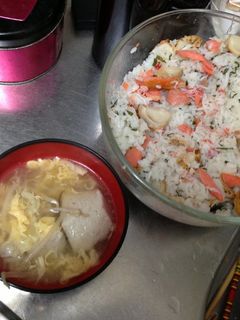 シャケとホタテの混ぜごはん-レシピのメイン写真